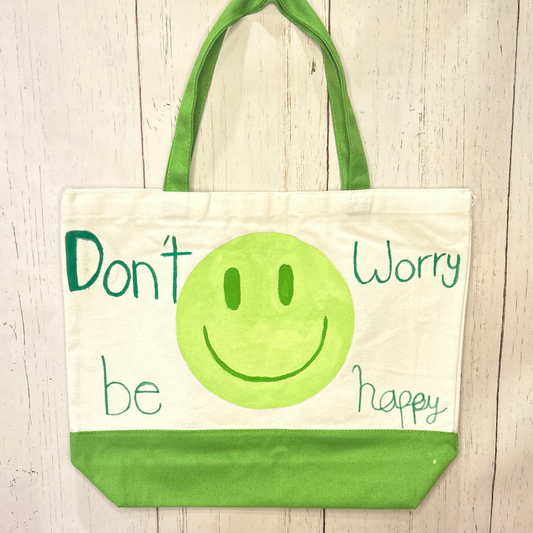 Don´t Worry Be Happy Tote (Green)