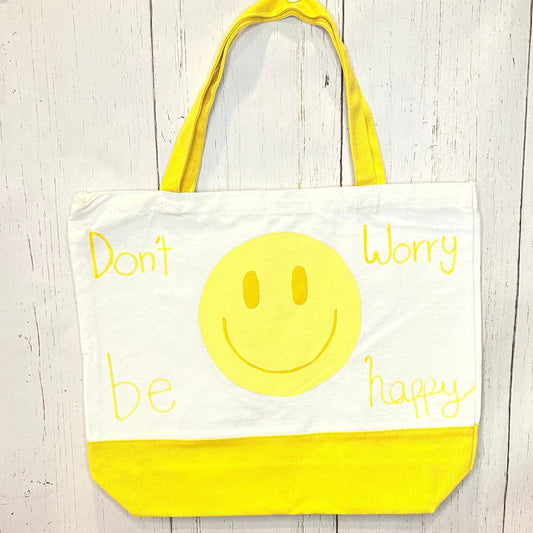 Don´t Worry Be Happy Tote (Yellow)